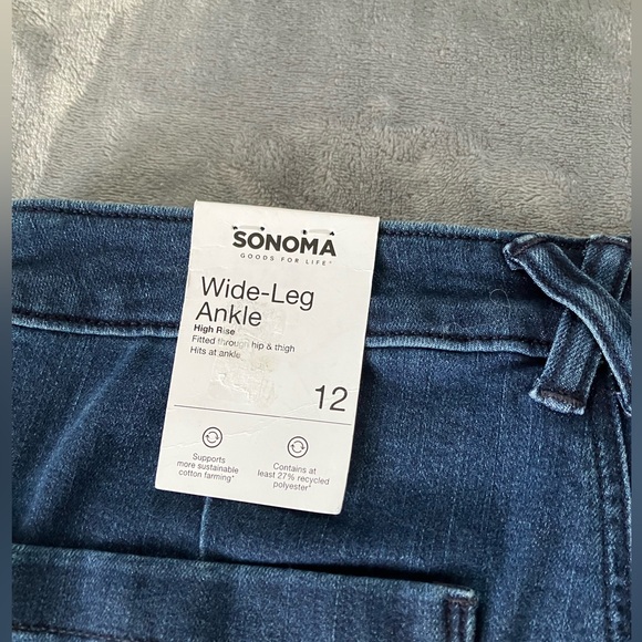 Wide Leg Jeans Size 12 - Picture 4 of 4